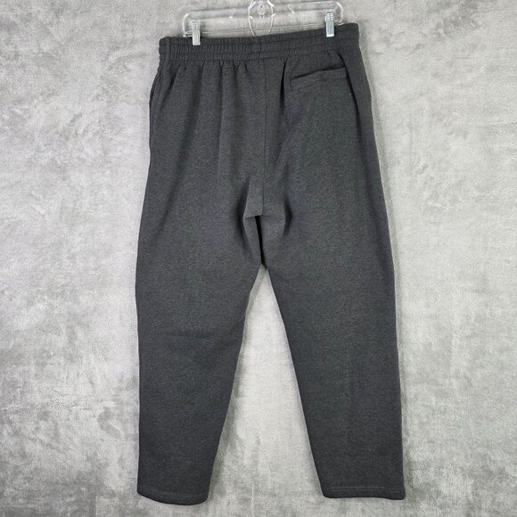 Mens US Polo Assn Gray Heavyweight Fleece Sweatpants Drawstring Polyester XXL - Picture 5 of 10